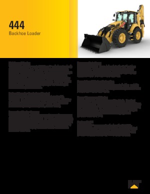 बैकहो लोडर Caterpillar 444