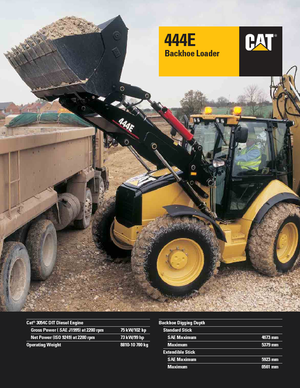 बैकहो लोडर Caterpillar 444E 4x4
