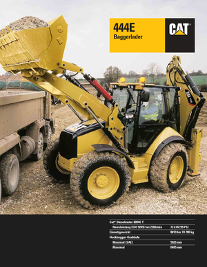 बैकहो लोडर Caterpillar 444E 4x4