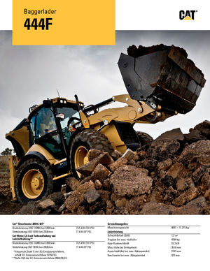 बैकहो लोडर Caterpillar 444F2