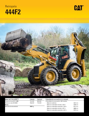 बैकहो लोडर Caterpillar 444F2