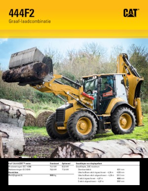 बैकहो लोडर Caterpillar 444F2