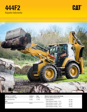 बैकहो लोडर Caterpillar 444F2