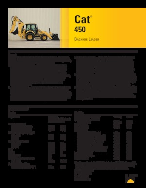 बैकहो लोडर Caterpillar 450