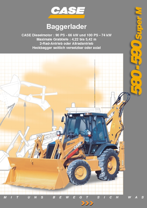 बैकहो लोडर Case 580M