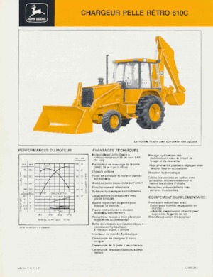 बैकहो लोडर John Deere Construction 610 C