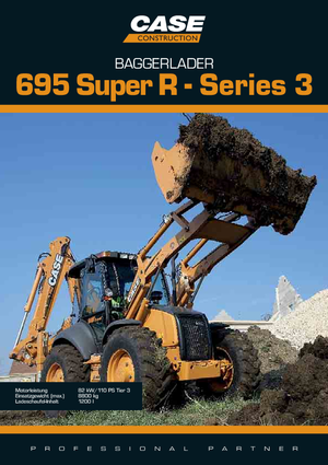 बैकहो लोडर Case 695 Super R