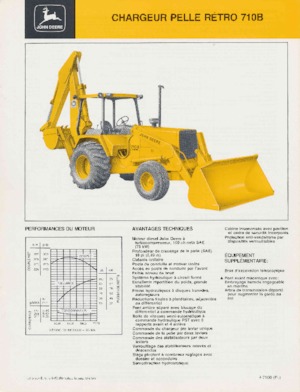 बैकहो लोडर John Deere Construction 710 B