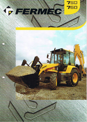 बैकहो लोडर Terex-Fermec 760