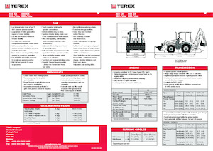 बैकहो लोडर Terex 880