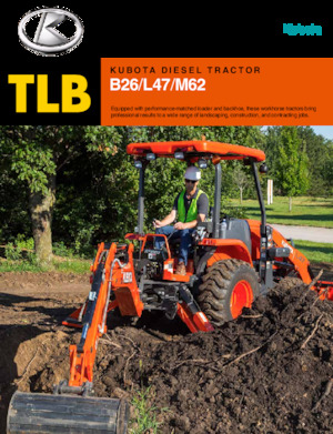 बैकहो लोडर Kubota M62