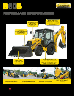 बैकहो लोडर New Holland B80B