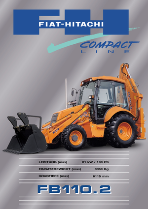 बैकहो लोडर Fiat-Hitachi FB 110.2