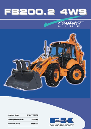 बैकहो लोडर Fiat Kobelco FB 200.2
