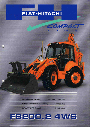 बैकहो लोडर Fiat-Hitachi FB 200 4WS