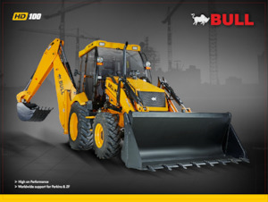 बैकहो लोडर Bull HD100 4WD