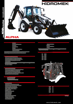 बैकहो लोडर Hidromek HMK 102 B Alpha