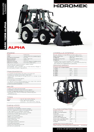 बैकहो लोडर Hidromek HMK 102 B Alpha