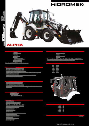 बैकहो लोडर Hidromek HMK 102 B Alpha