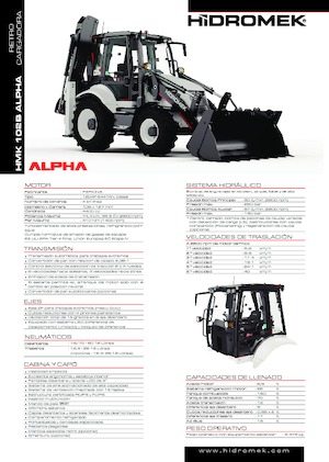 बैकहो लोडर Hidromek HMK 102 B Alpha