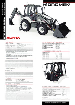 बैकहो लोडर Hidromek HMK 102 B Alpha