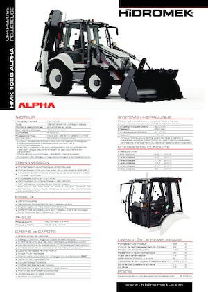 बैकहो लोडर Hidromek HMK 102 B Alpha