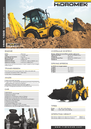 बैकहो लोडर Hidromek HMK 102 B