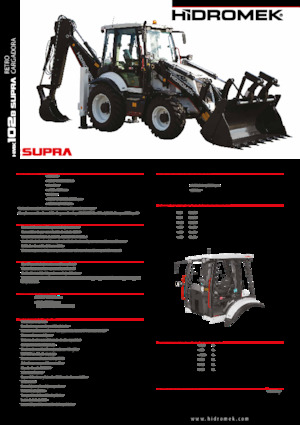 बैकहो लोडर Hidromek HMK 102 B Supra