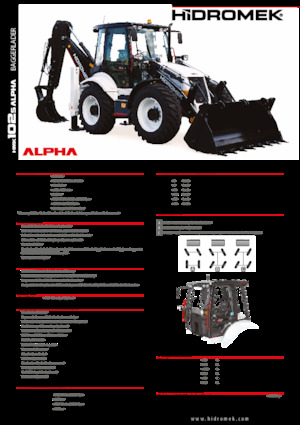 बैकहो लोडर Hidromek HMK 102 S Alpha