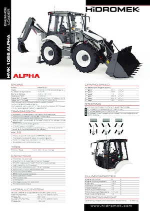 बैकहो लोडर Hidromek HMK 102 S Alpha