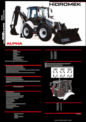 बैकहो लोडर Hidromek HMK 102 S Alpha