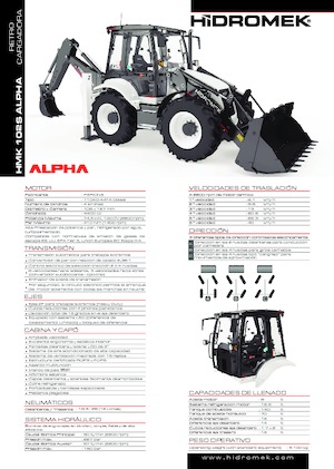 बैकहो लोडर Hidromek HMK 102 S Alpha
