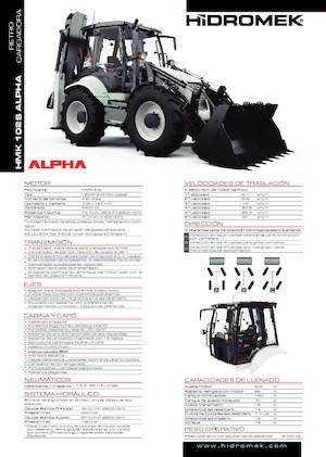 बैकहो लोडर Hidromek HMK 102 S Alpha