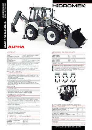 बैकहो लोडर Hidromek HMK 102 S Alpha