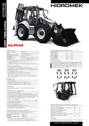 बैकहो लोडर Hidromek HMK 102 S Alpha