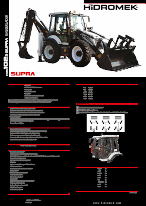 बैकहो लोडर Hidromek HMK 102 S Supra