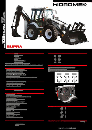 बैकहो लोडर Hidromek HMK 102 S Supra