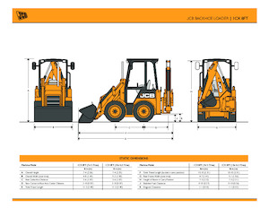 बैकहो लोडर JCB 1CX 8FT