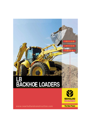बैकहो लोडर New Holland LB 110