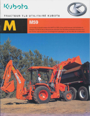 बैकहो लोडर Kubota M 59