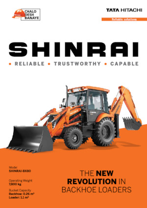 बैकहो लोडर Hitachi Shinrai