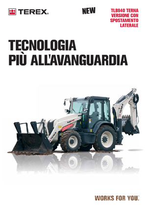 बैकहो लोडर Terex TLB 840