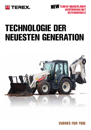 बैकहो लोडर Terex TLB 840