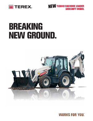 बैकहो लोडर Terex TLB 840