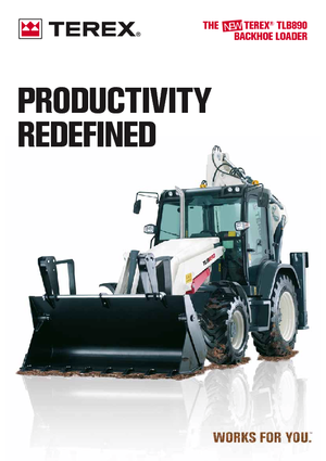 बैकहो लोडर Terex TLB 890