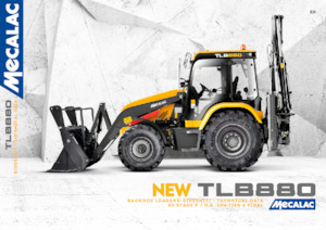 बैकहो लोडर Mecalac TLB880