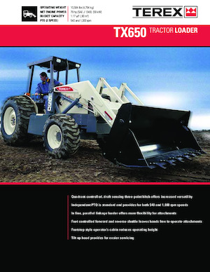 बैकहो लोडर Terex TX650