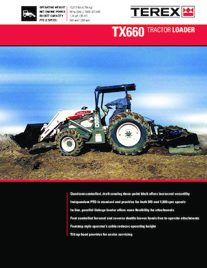 बैकहो लोडर Terex TX660