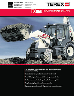 बैकहो लोडर Terex TX860 B