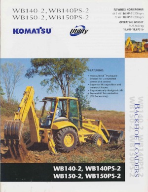 बैकहो लोडर Komatsu WB 140-2